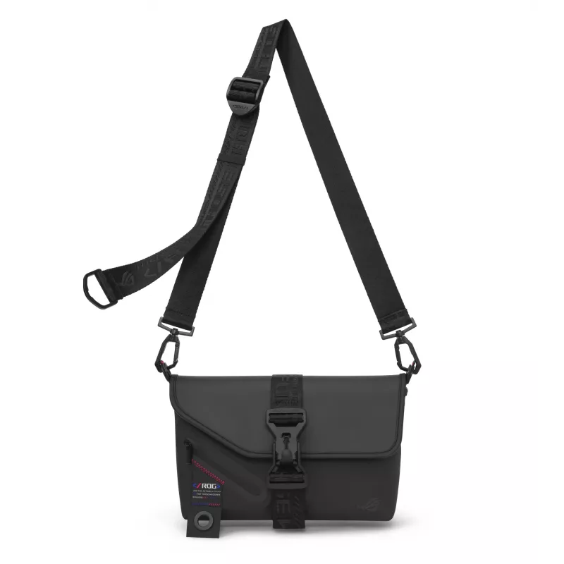Bolsa bandolera ASUS ROG SLASH Sling Bag 2.0 poliéster, poliuretano (PU), poliuretano termoplástico (TPU) negro, azul, rosa unisex