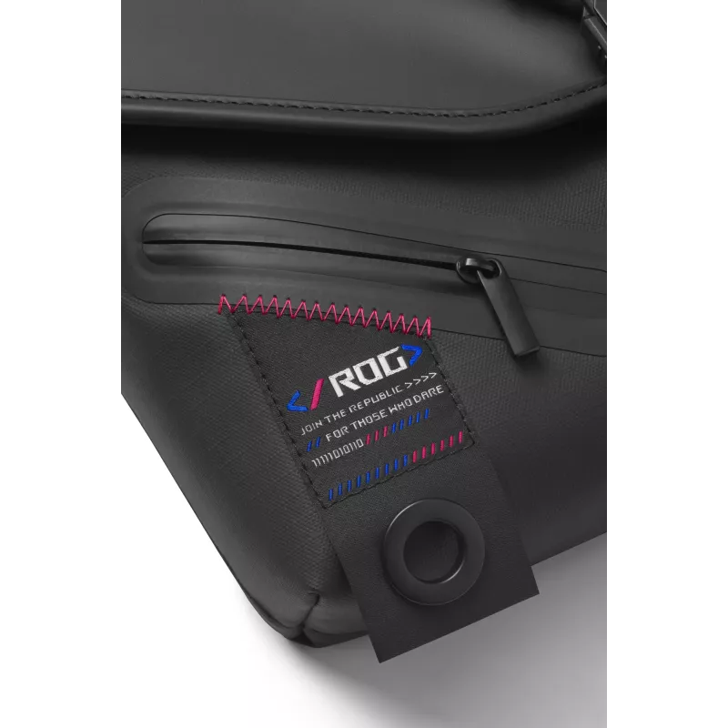 Bolsa bandolera ASUS ROG SLASH Sling Bag 2.0 poliéster, poliuretano (PU), poliuretano termoplástico (TPU) negro, azul, rosa unisex
