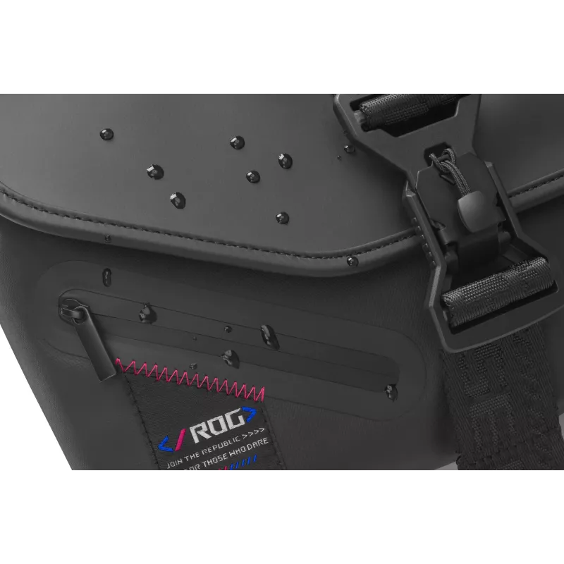 Bolsa bandolera ASUS ROG SLASH Sling Bag 2.0 poliéster, poliuretano (PU), poliuretano termoplástico (TPU) negro, azul, rosa unisex