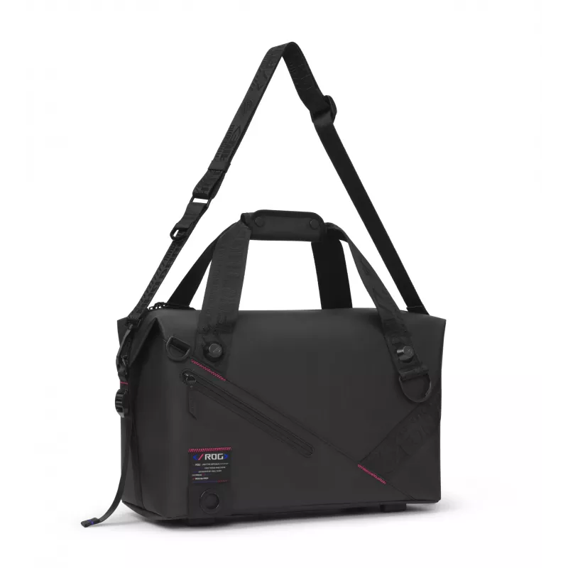 Bolsa de viaje ASUS ROG SLASH Duffle Bag poliéster, poliuretano (PU), poliuretano termoplástico (TPU) negro bolso de mano hombre