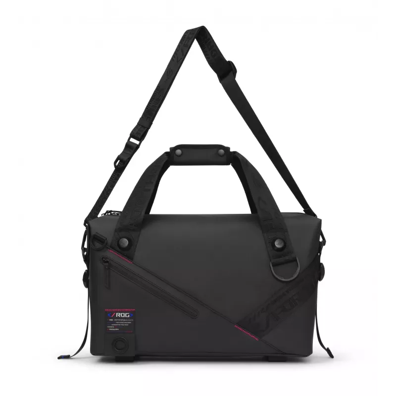 Bolsa de viaje ASUS ROG SLASH Duffle Bag poliéster, poliuretano (PU), poliuretano termoplástico (TPU) negro bolso de mano hombre