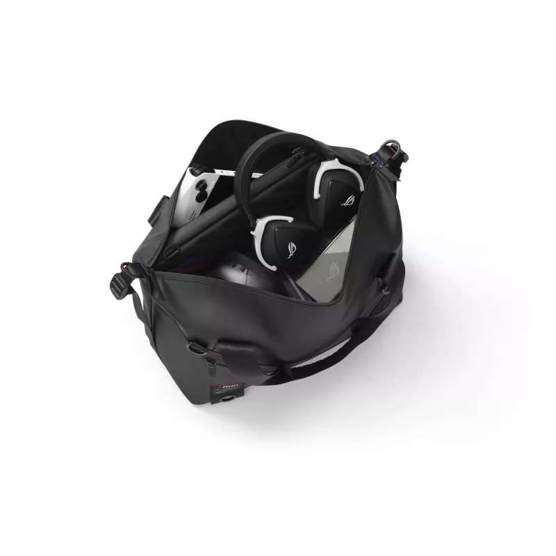 Bolsa de viaje ASUS ROG SLASH Duffle Bag poliéster, poliuretano (PU), poliuretano termoplástico (TPU) negro bolso de mano hombre