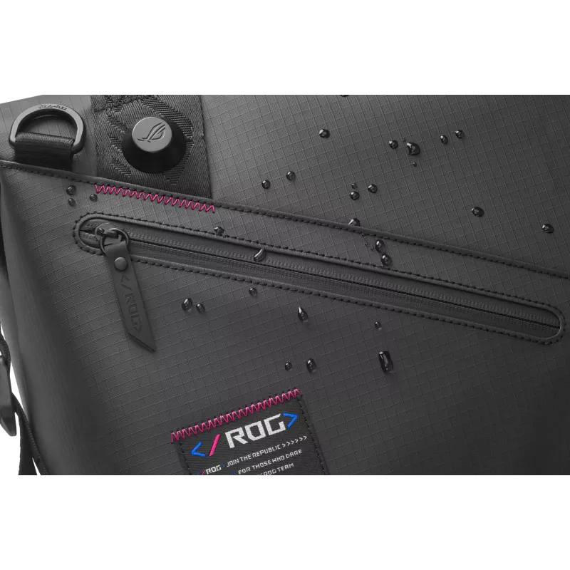 Bolsa de viaje ASUS ROG SLASH Duffle Bag poliéster, poliuretano (PU), poliuretano termoplástico (TPU) negro bolso de mano hombre
