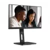 AOC 22E2UMF monitor VA de 21,5 pulgadas (54,6 cm), 1920 x 1080 Full HD, 75 Hz, 4 ms, HDMI, DisplayPort, VGA, hub USB, altavoces, pivot, altura regulable, negro