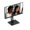 AOC 22E2UMF monitor VA de 21,5 pulgadas (54,6 cm), 1920 x 1080 Full HD, 75 Hz, 4 ms, HDMI, DisplayPort, VGA, hub USB, altavoces, pivot, altura regulable, negro