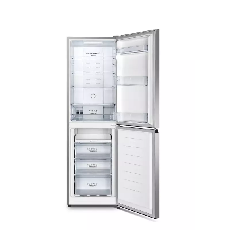 Frigorífico-congelador independiente Gorenje NRK 418 ECS4 – 256 l de volumen total, frigorífico 171 l No Frost, congelador 85 l, 41 dB, clase energética E