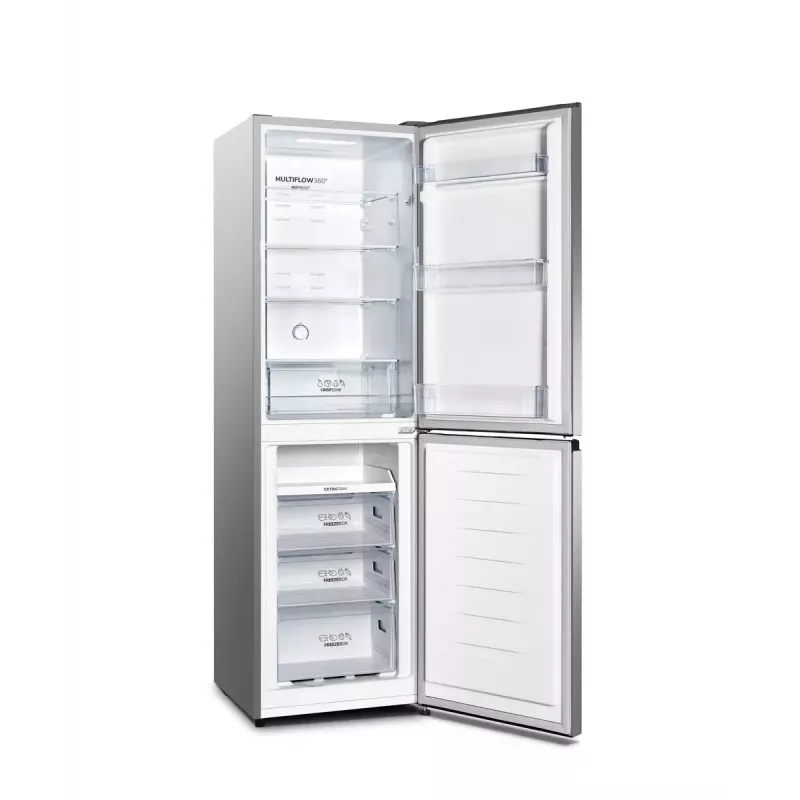 Frigorífico-congelador independiente Gorenje NRK 418 ECS4 – 256 l de volumen total, frigorífico 171 l No Frost, congelador 85 l, 41 dB, clase energética E
