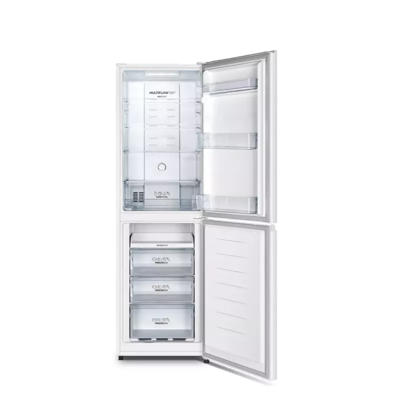 Frigorífico independiente Gorenje NRK418ECW4 — 256 L totales, 171 L frigorífico, 85 L congelador, No Frost, Multi-Airflow, blanco