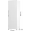 Frigorífico Gorenje R619EEW5 BK070B, 398 L, SN-N, 38 dB, E, blanco