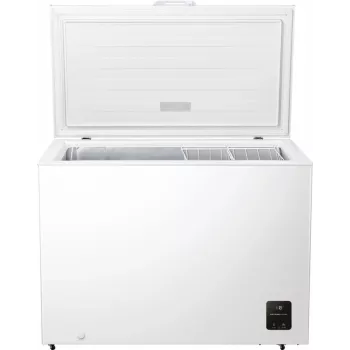 Arcón congelador Gorenje FH30EAW — 297 L netos, clase energética E, independiente, pantalla, blanco