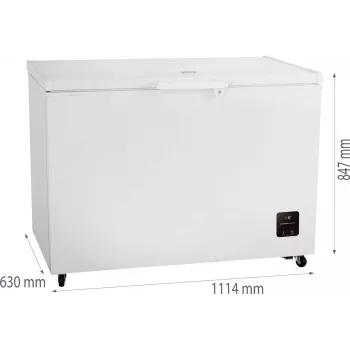 Arcón congelador Gorenje FH30EAW — 297 L netos, clase energética E, independiente, pantalla, blanco