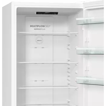Frigorífico-congelador combinado Gorenje NRK6202EW4 BK070B, 331 L, No Frost (frigorífico), SN-N, 9 kg/24h, E, blanco