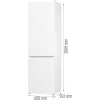 Frigorífico-congelador combinado Gorenje NRK6202EW4 BK070B, 331 L, No Frost (frigorífico), SN-N, 9 kg/24h, E, blanco