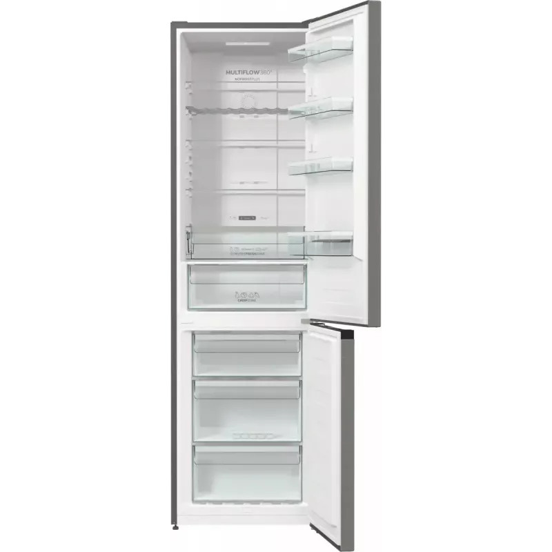 Gorenje NRK620CA2XL4 frigorífico combinado de libre instalación, congelador inferior, 331 l (235 l + 96 l), No Frost Plus, clase energética C, gris