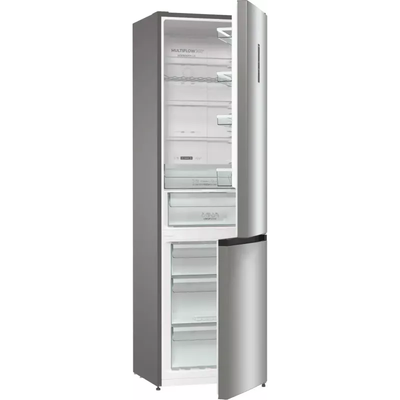 Gorenje NRK620CA2XL4 frigorífico combinado de libre instalación, congelador inferior, 331 l (235 l + 96 l), No Frost Plus, clase energética C, gris