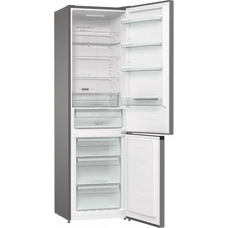 Gorenje NRK620CA2XL4 frigorífico combinado de libre instalación, congelador inferior, 331 l (235 l + 96 l), No Frost Plus, clase energética C, gris