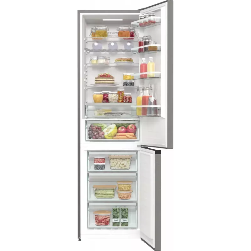 Gorenje NRK620CA2XL4 frigorífico combinado de libre instalación, congelador inferior, 331 l (235 l + 96 l), No Frost Plus, clase energética C, gris