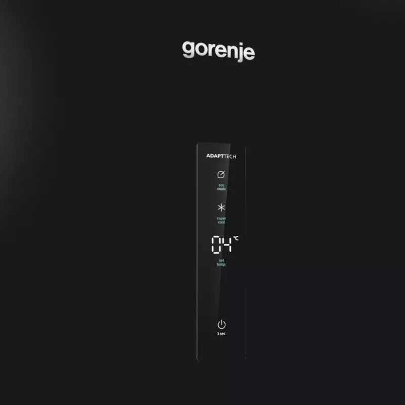 Gorenje R619EABK6 frigorífico de libre instalación, 398 l, pantalla LED, clase energética E, negro