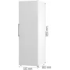 Gorenje FN619EEW5 congelador, 280 l, No Frost, compresor inverter, iluminación LED, clase energética E, blanco