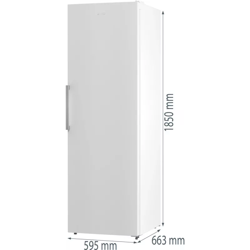 Gorenje FN619EEW5 congelador, 280 l, No Frost, compresor inverter, iluminación LED, clase energética E, blanco
