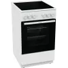 Cocina independiente Gorenje GEC5A41WG placa vitrocerámica eléctrica blanca
