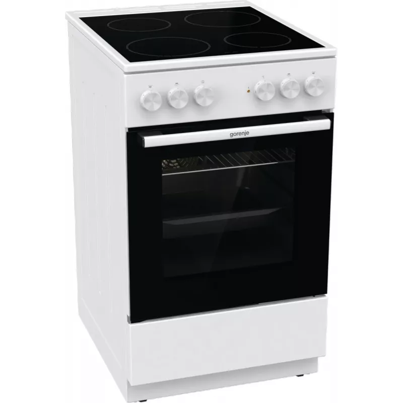Cocina independiente Gorenje GEC5A41WG placa vitrocerámica eléctrica blanca