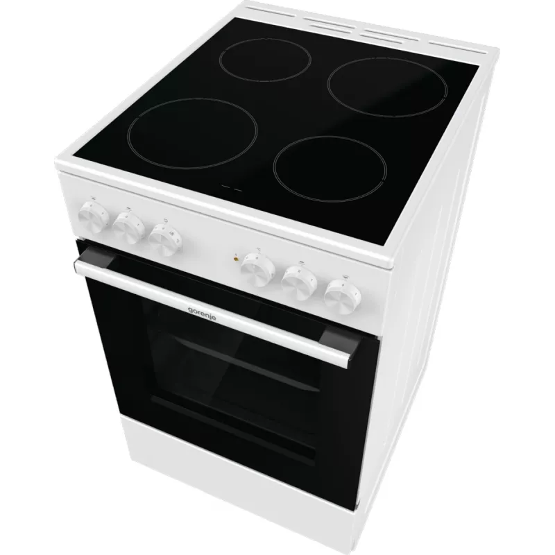 Cocina independiente Gorenje GEC5A41WG placa vitrocerámica eléctrica blanca