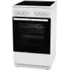 Cocina independiente Gorenje GEC5A41WG placa vitrocerámica eléctrica blanca