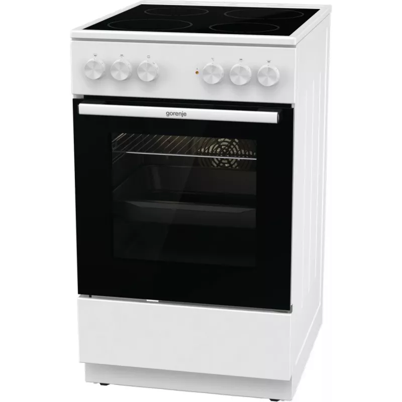 Cocina independiente Gorenje GEC5A41WG placa vitrocerámica eléctrica blanca