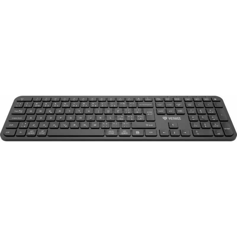 Teclado inalámbrico YENKEE YKB 2050 EGO 2.4G Bluetooth — diseño compacto, modo dual inalámbrico