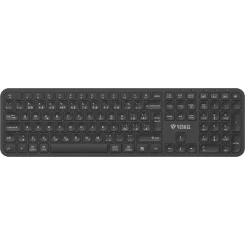 Teclado inalámbrico YENKEE YKB 2050 EGO 2.4G Bluetooth — diseño compacto, modo dual inalámbrico