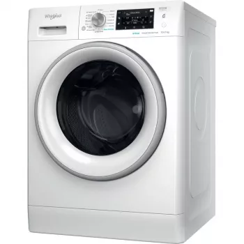 Whirlpool FFWDD 1076258 SV EE Lavadora secadora de libre instalación carga frontal blanca