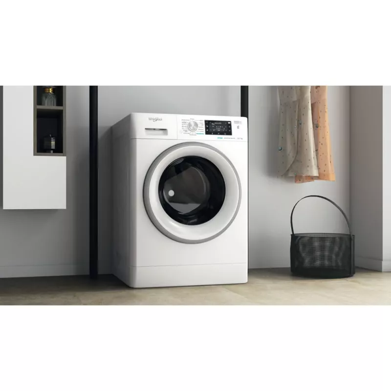 Whirlpool FFWDD 1076258 SV EE Lavadora secadora de libre instalación carga frontal blanca