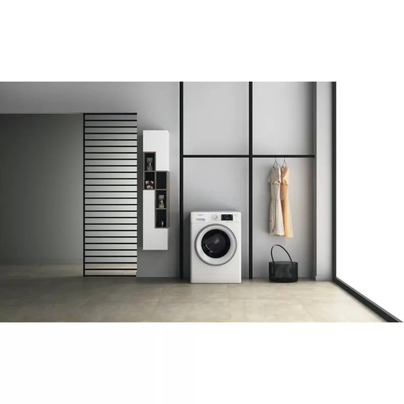 Whirlpool FFWDD 1076258 SV EE Lavadora secadora de libre instalación carga frontal blanca