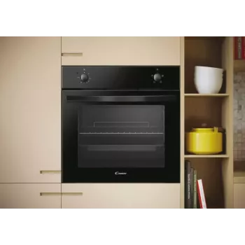 Horno Candy | FIDC N100/1 | 70 L | Eléctrico | Manual | Mecánico | Convección | Altura 59,5 cm | Anchura 59,5 cm | Negro