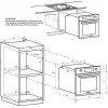 Horno Candy | FIDC N100/1 | 70 L | Eléctrico | Manual | Mecánico | Convección | Altura 59,5 cm | Anchura 59,5 cm | Negro