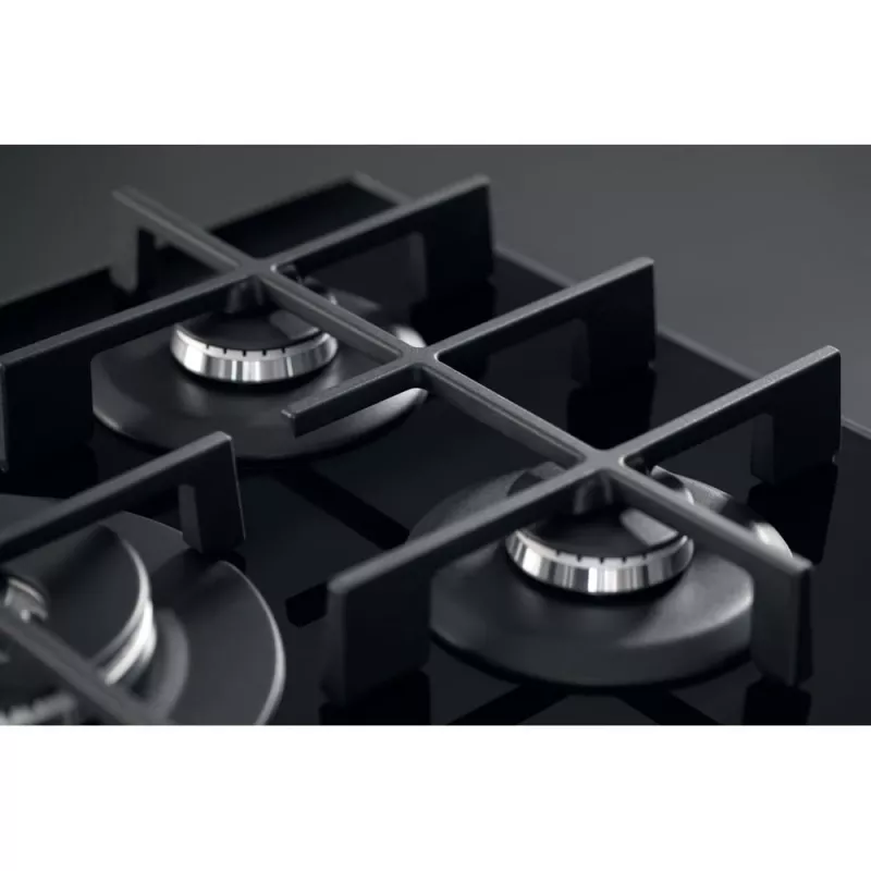 Whirlpool AKWL 728/NB Placa de gas integrada negra 75 cm 5 zonas