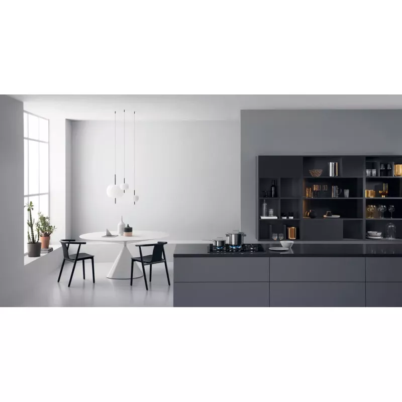 Whirlpool AKWL 728/NB Placa de gas integrada negra 75 cm 5 zonas