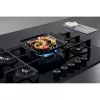 Whirlpool AKWL 728/NB Placa de gas integrada negra 75 cm 5 zonas