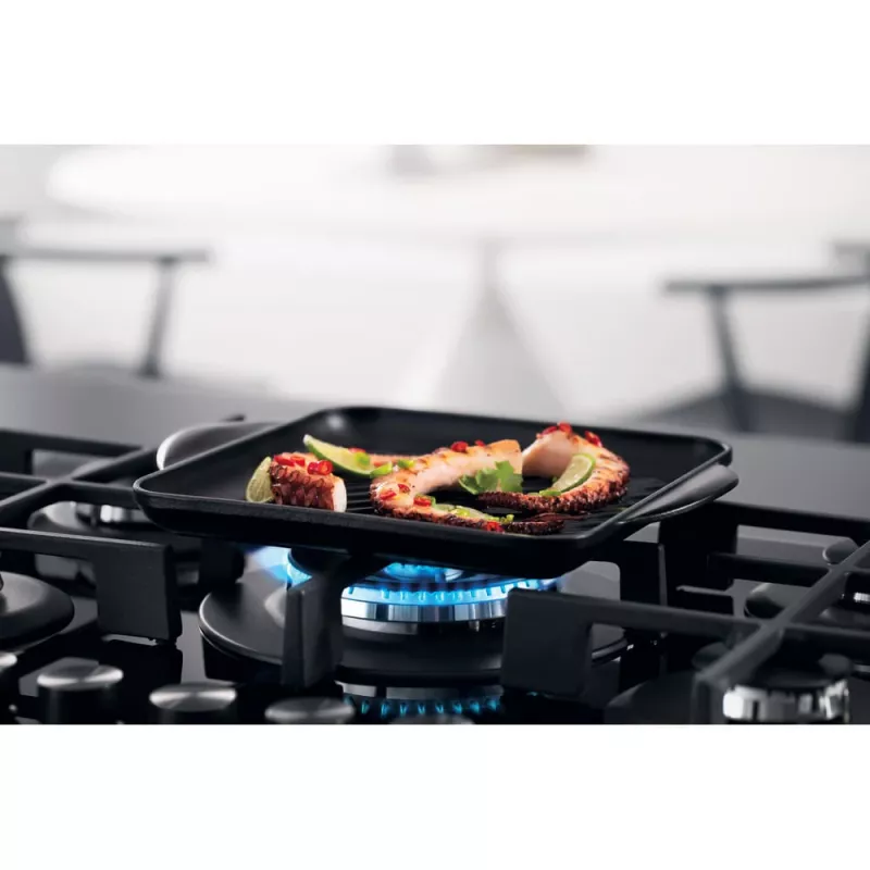 Whirlpool AKWL 728/NB Placa de gas integrada negra 75 cm 5 zonas