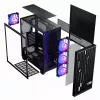 Caja de PC MODECOM Perun Apex ARGB ATX Midi Tower, cristal templado, USB-C, compatible con ATX/Micro ATX, 3x140mm frontal, 1x140mm trasero