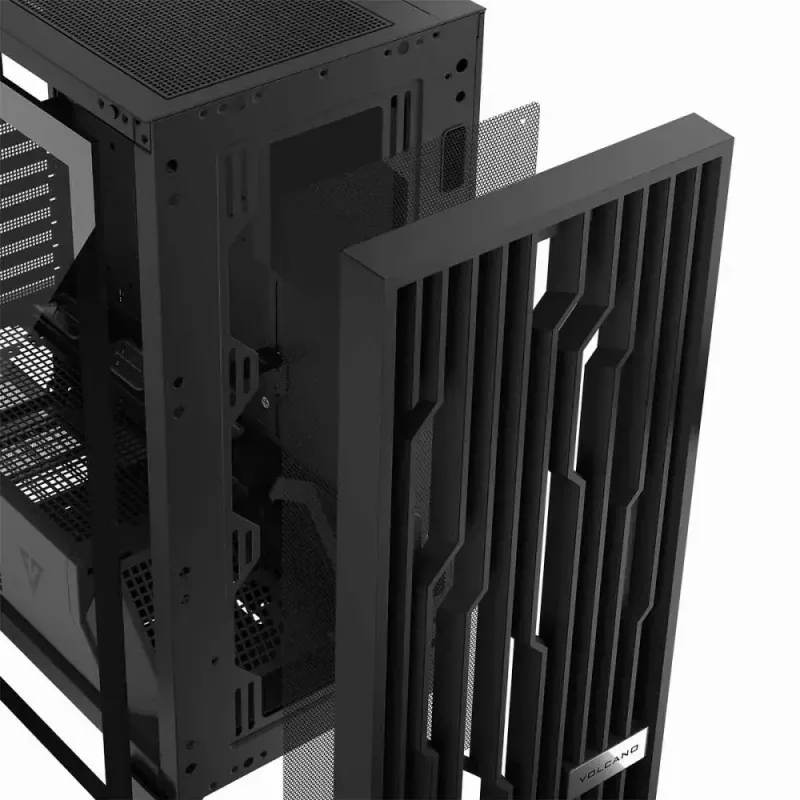 Caja de PC MODECOM Perun Apex ARGB ATX Midi Tower, cristal templado, USB-C, compatible con ATX/Micro ATX, 3x140mm frontal, 1x140mm trasero
