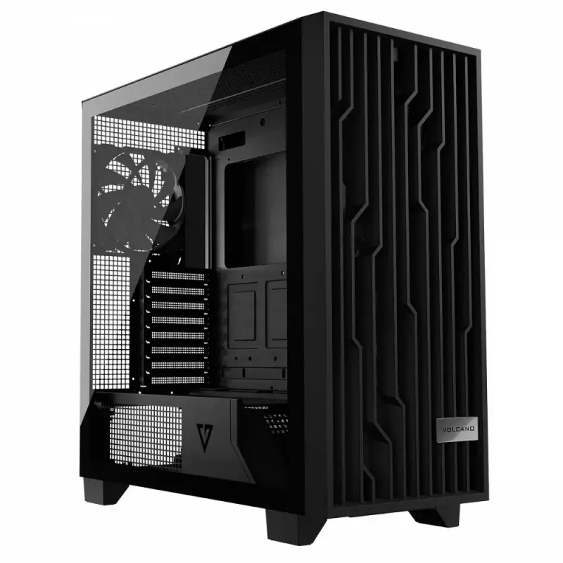 Caja de PC MODECOM Perun Apex ARGB ATX Midi Tower, cristal templado, USB-C, compatible con ATX/Micro ATX, 3x140mm frontal, 1x140mm trasero