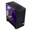 Caja de PC MODECOM Perun Apex ARGB ATX Midi Tower, cristal templado, USB-C, compatible con ATX/Micro ATX, 3x140mm frontal, 1x140mm trasero