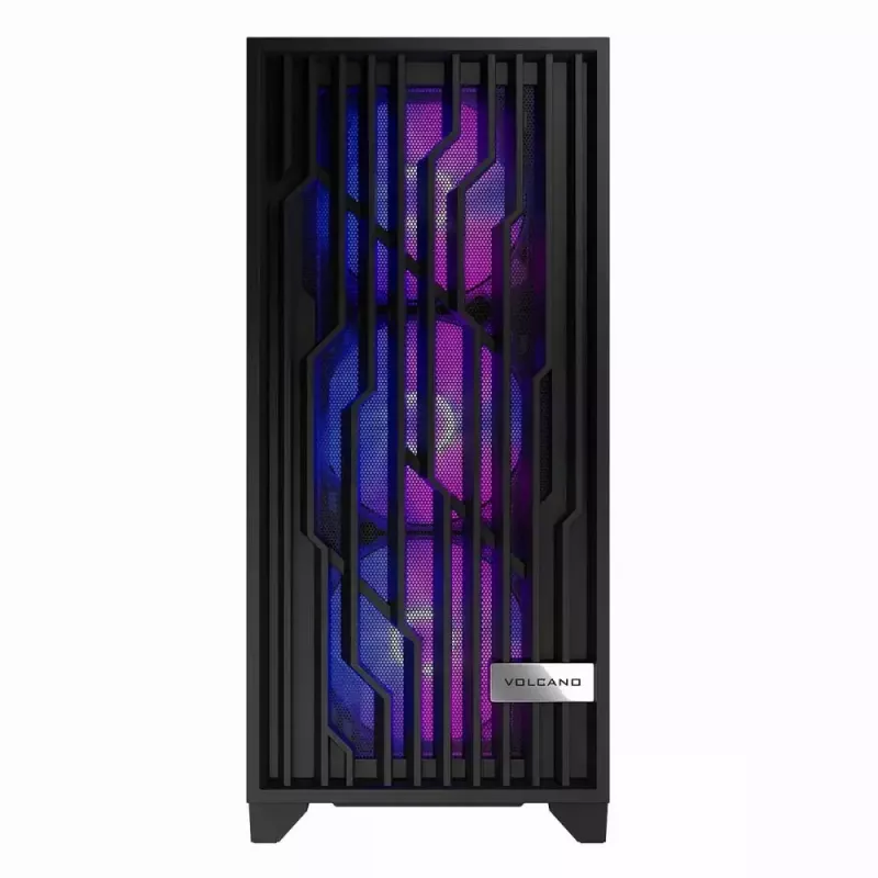Caja de PC MODECOM Perun Apex ARGB ATX Midi Tower, cristal templado, USB-C, compatible con ATX/Micro ATX, 3x140mm frontal, 1x140mm trasero
