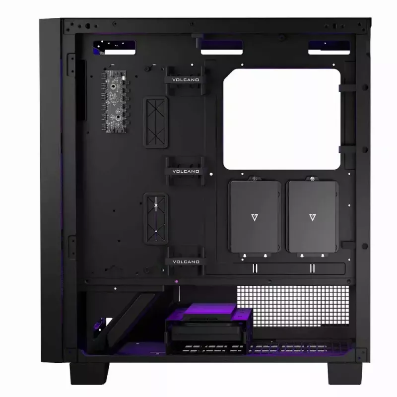 Caja de PC MODECOM Perun Apex ARGB ATX Midi Tower, cristal templado, USB-C, compatible con ATX/Micro ATX, 3x140mm frontal, 1x140mm trasero