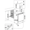 Whirlpool WBUF011 Frigorífico combi integrado 126 L