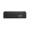 Teclado inalámbrico de tamaño completo Logitech Master MX Keys S — Bluetooth, QWERTY, interruptores de tijera, retroiluminación LED, Grafito
