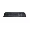 Teclado inalámbrico de tamaño completo Logitech Master MX Keys S — Bluetooth, QWERTY, interruptores de tijera, retroiluminación LED, Grafito