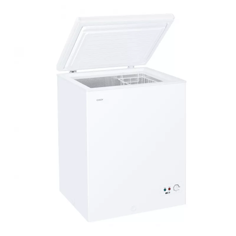 Arcón congelador CANDY CCHH 145E — 137 l de capacidad neta, 4 estrellas, apertura a la izquierda, blanco